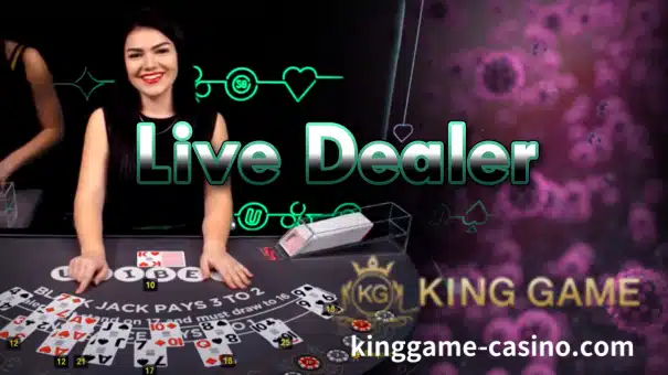 Start playing live dealer games to win amazing prizes on KingGame. To have full access to them, sign up now! Enjoy and best of luck!